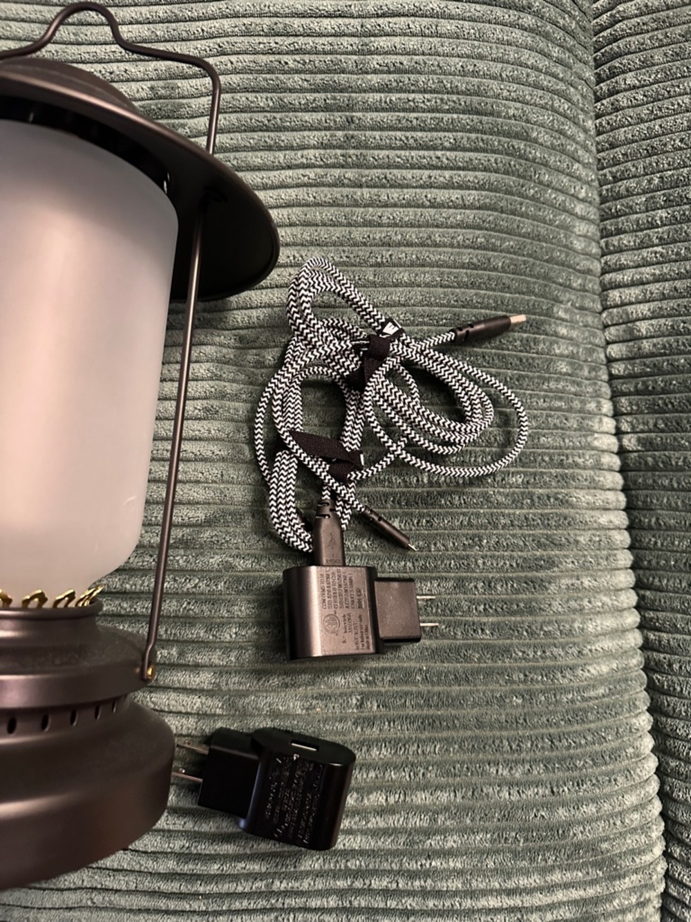 IKEA Black Lantern Table Lamp. Battery powered and Rechargeable - Pair - Picture 4 of 5